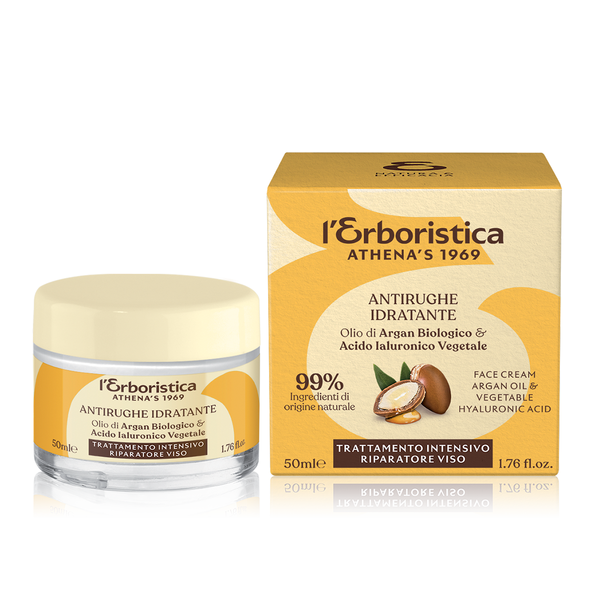 Face Cream Argan Oil & Vegetable Hyaluronic Acid