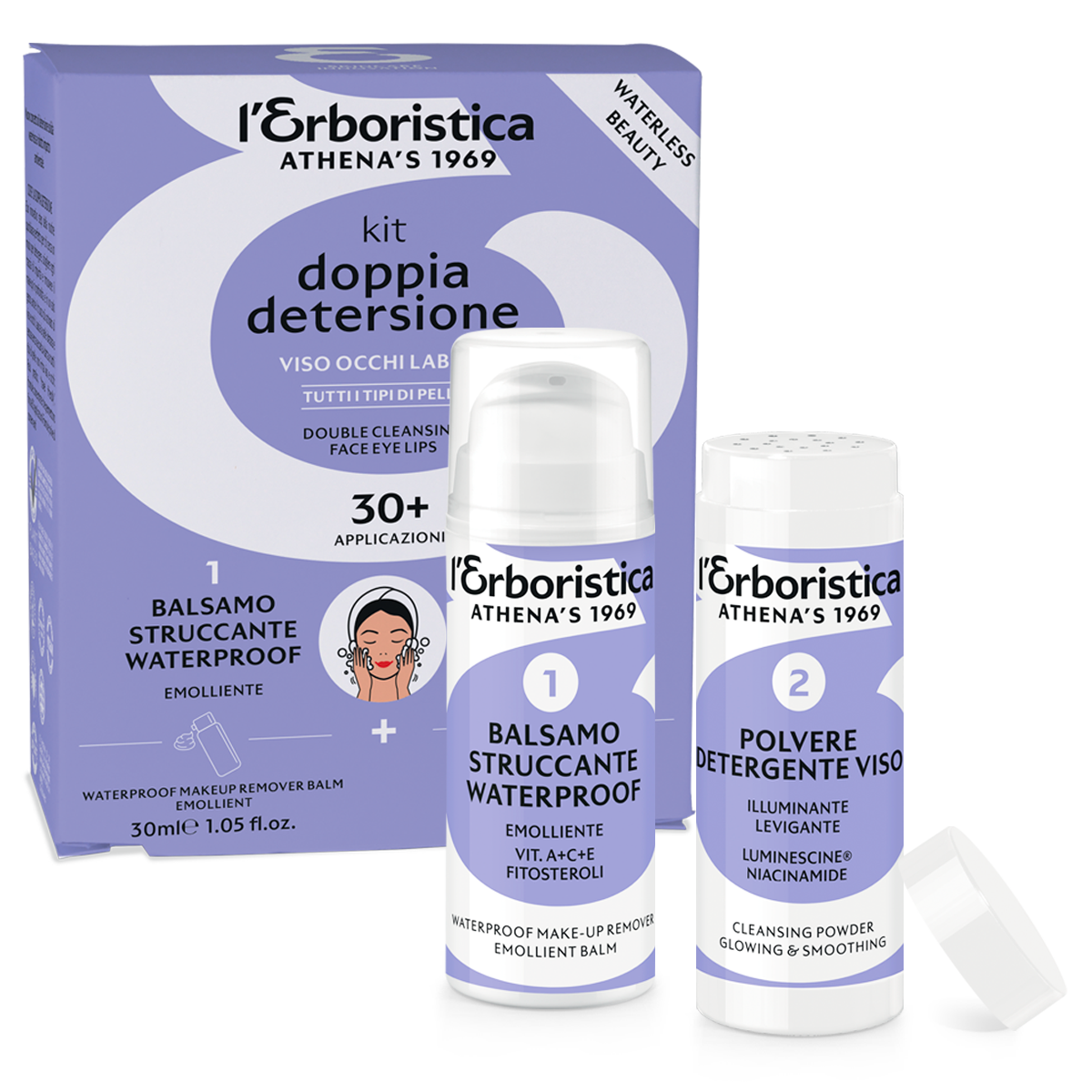 Double Cleansing Kit Face - Eyes - Lips