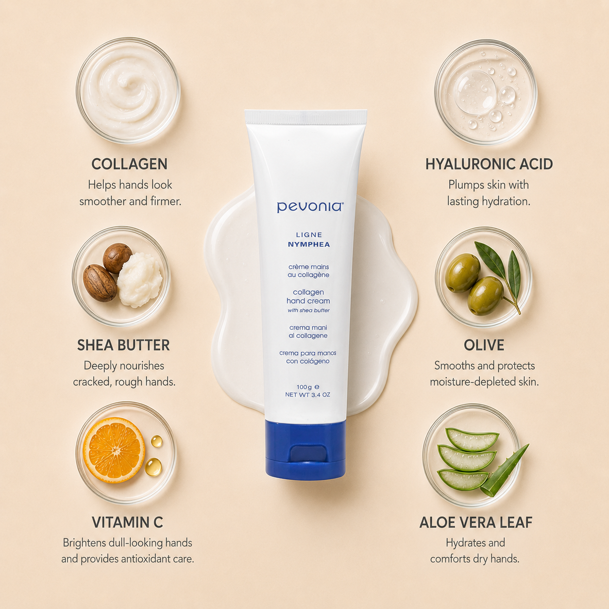 Pevonia Collagen Hand Cream 100ML