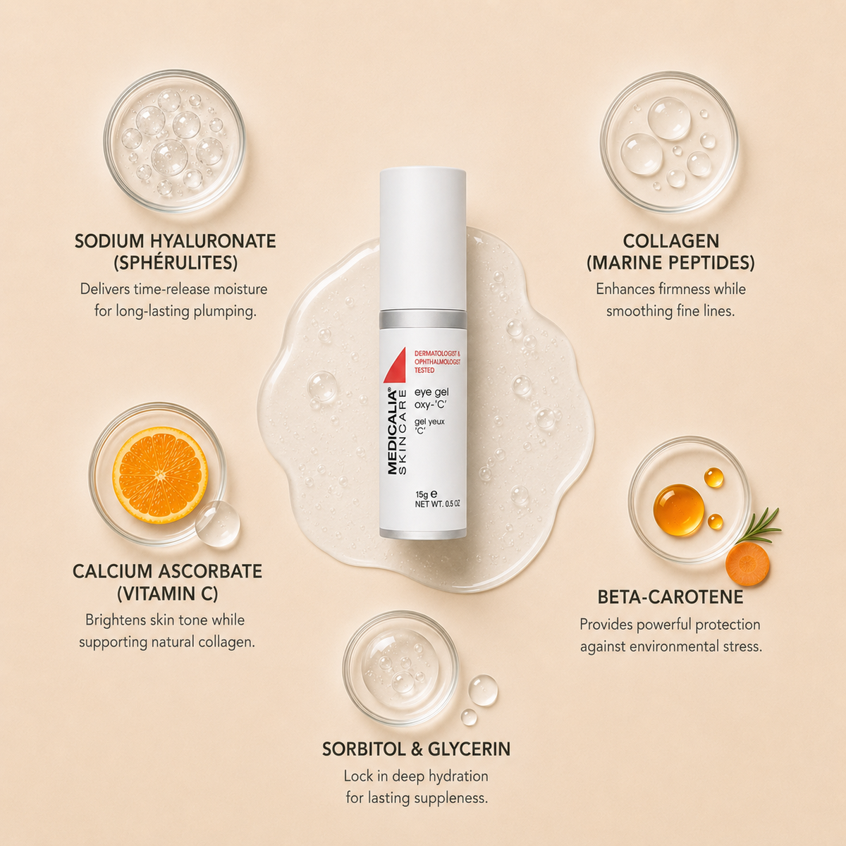 Medicalia Eye Gel Oxy-'C' 15ML