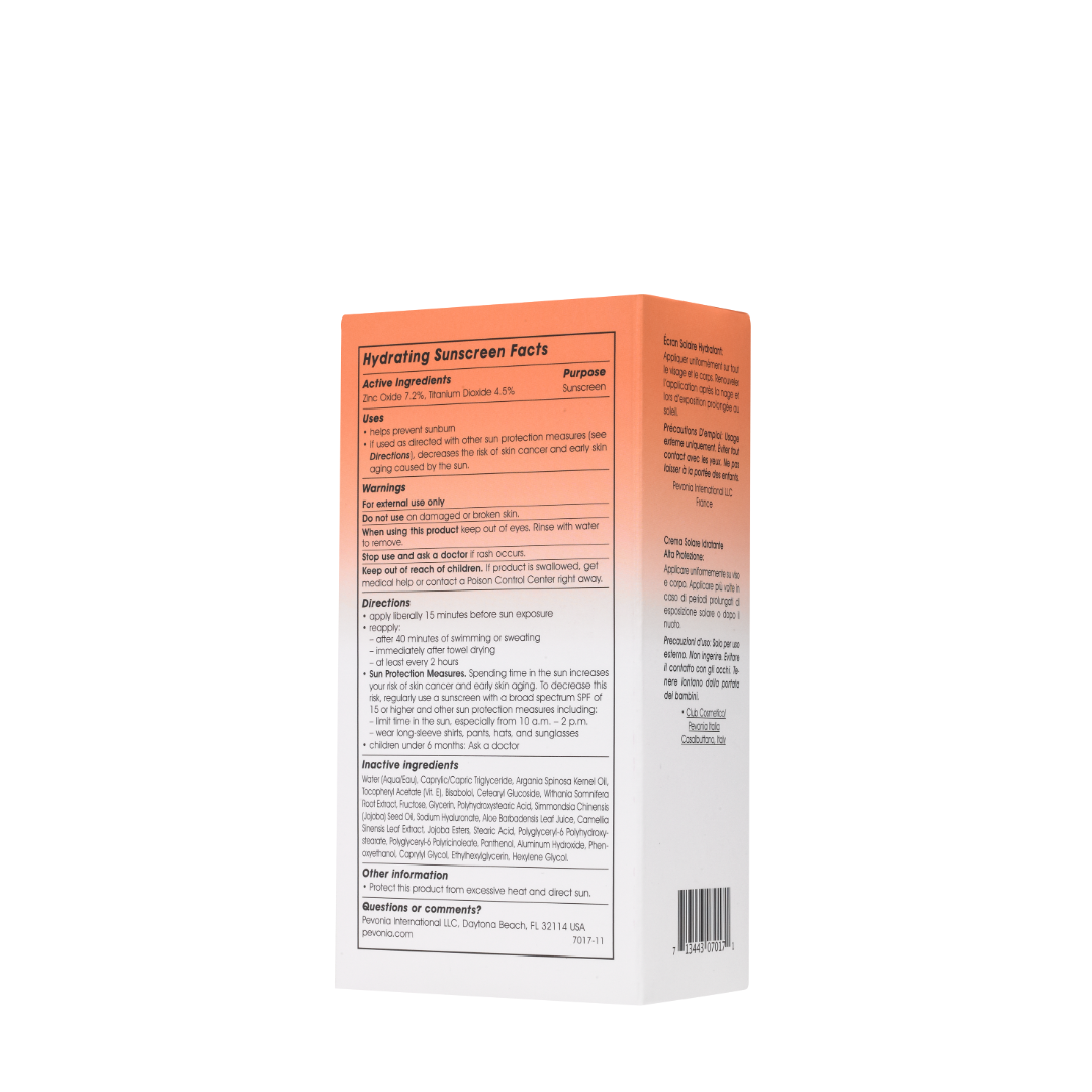 Pevonia Hydrating Sunscreen Broad Spectrum SPF 40 150ML