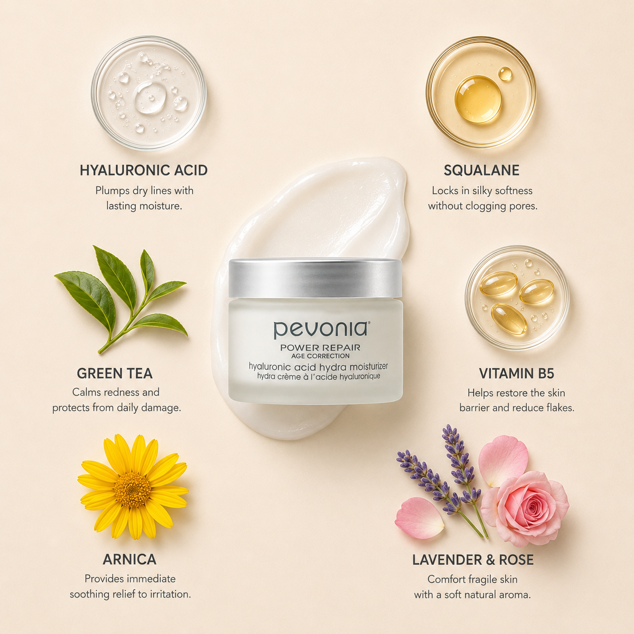 Pevonia Hyaluronic Acid Hydra Moisturizer 50ML