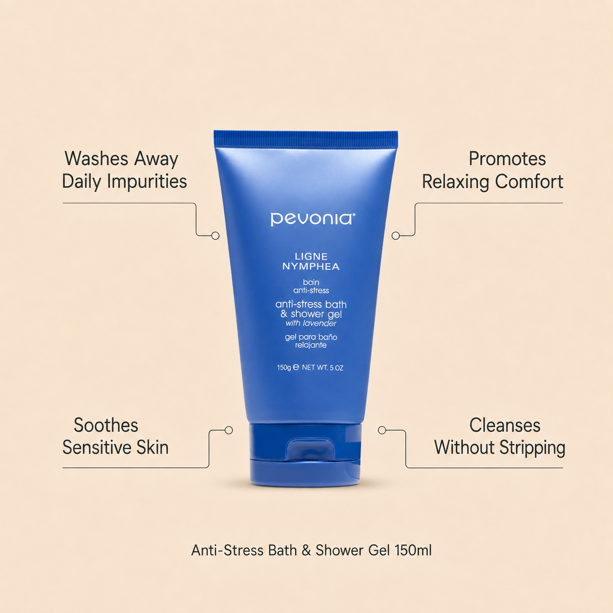 Pevonia Anti-Stress Bath & Shower Gel 150ML