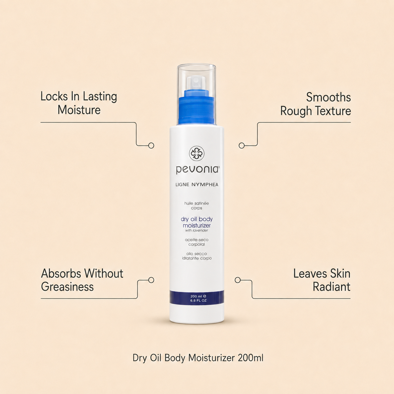 Pevonia Dry Oil Body Moisturizer 200ML