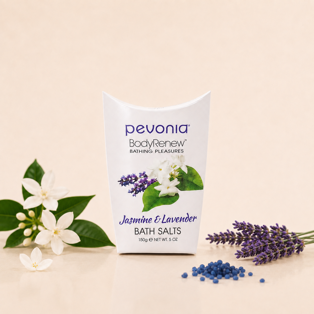 Pevonia Jasmine & Lavender Bath Salts 150ML