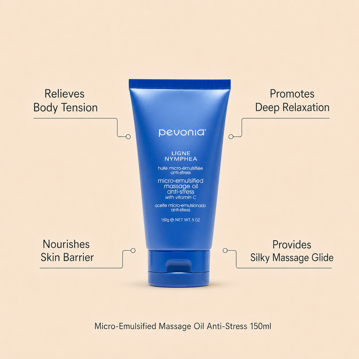 Pevonia Micro-Emulsified Massage Oil Anti-Stress 150ML