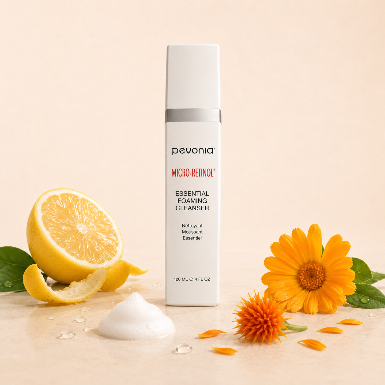Pevonia Micro-Retinol Essential Foaming Cleanser 120ML