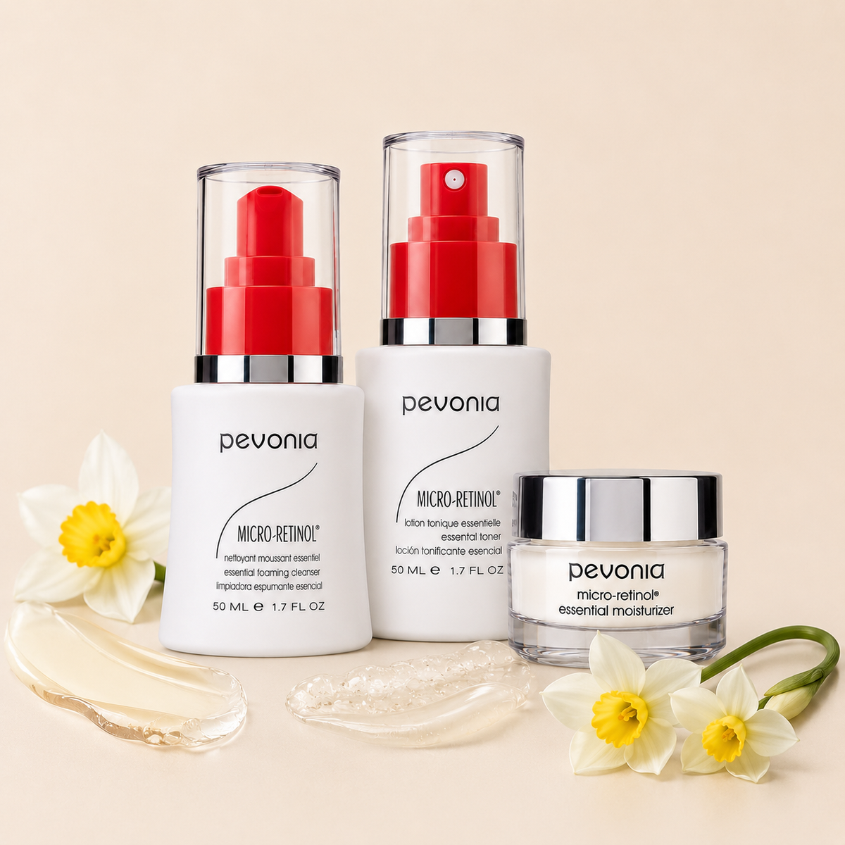 Pevonia Micro-Retinol Trial Kit - Smoothing Skincare Solution