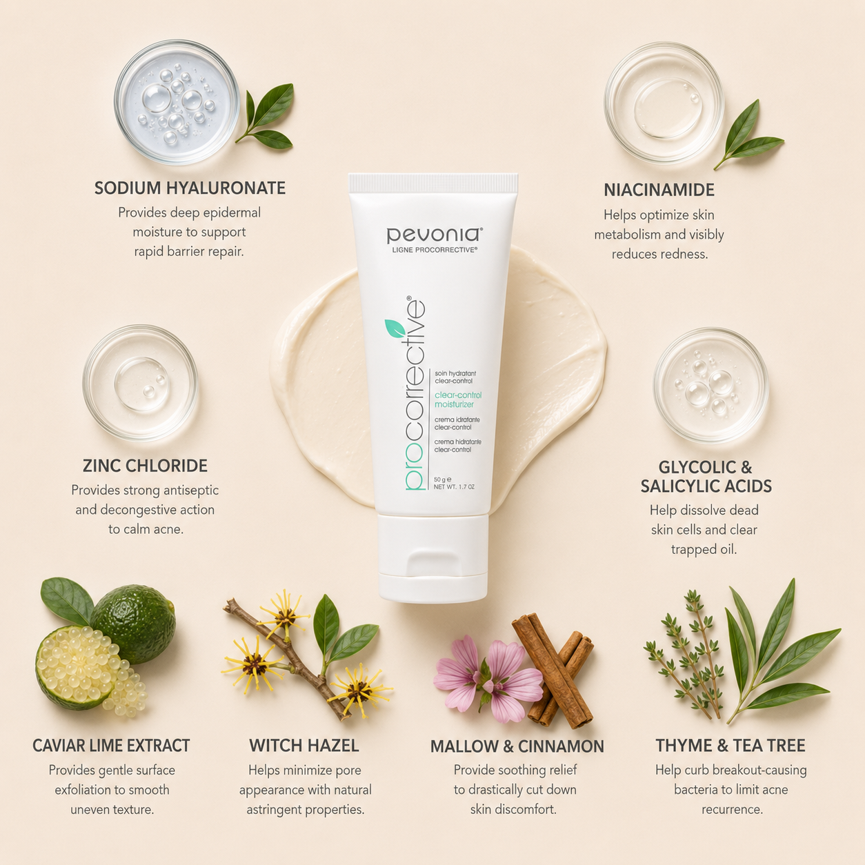 Pevonia ProCorrective Clear-Control Moisturizer 50ML