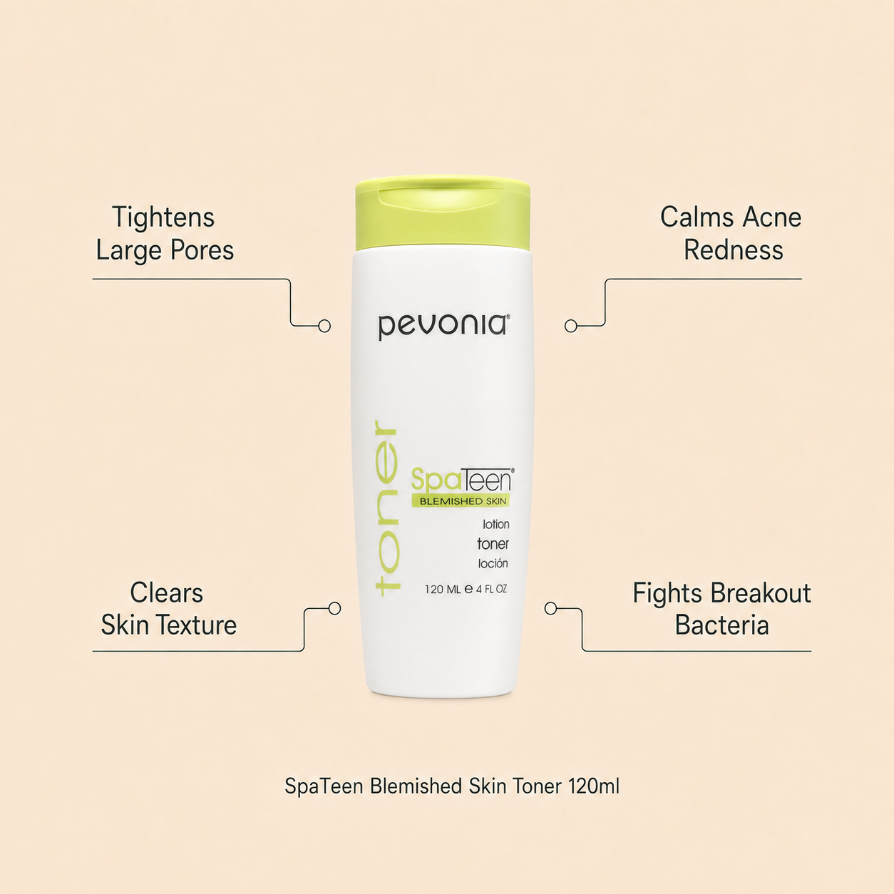 Pevonia SpaTeen Blemished Skin Toner 120ML