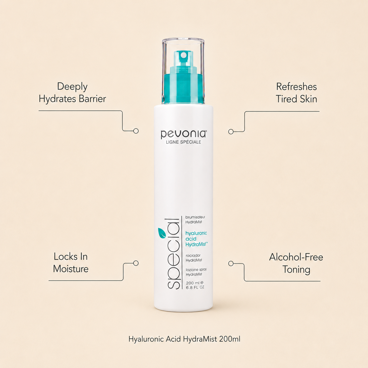Pevonia Hyaluronic Acid HydraMist 200ML
