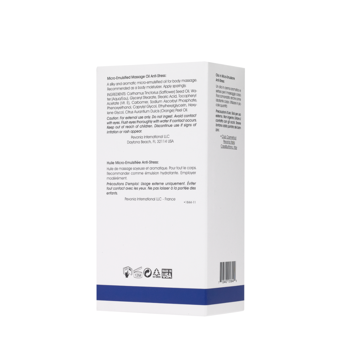 Micro-Emulsified Massage Oil Anti-Stress