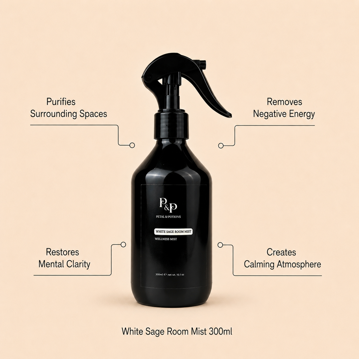 Petal & Potions White Sage Room Mist 300ML